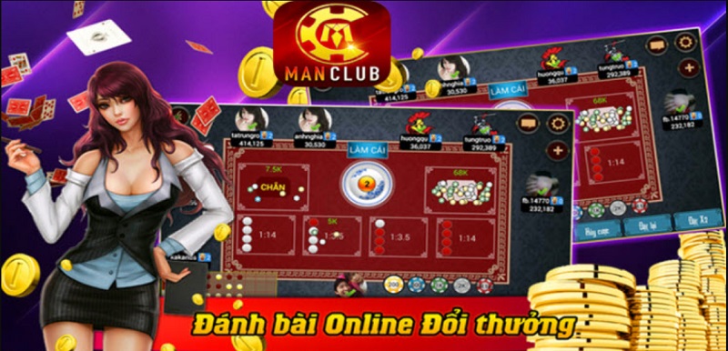 Đánh bài online nhận ngay tiền thưởng tại Man Club