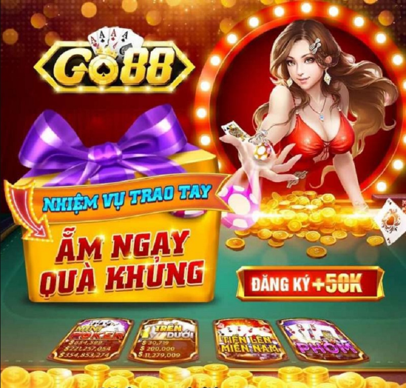 Khuyến mãi siêu khủng tại cổng game Go88