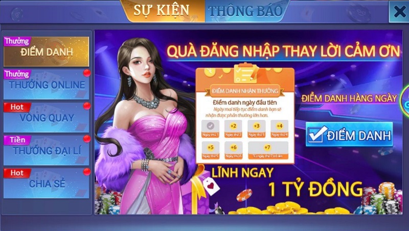 Vô vàn các chương trình khuyến mãi hấp dẫn dành tặng cho người chơi