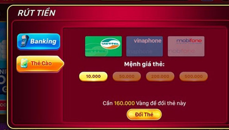 Rút tiền tại game bài uy tín Casino365