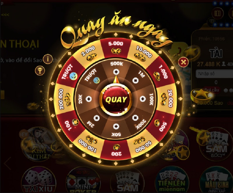 Quay số trúng thưởng lớn chỉ tại Saoclub