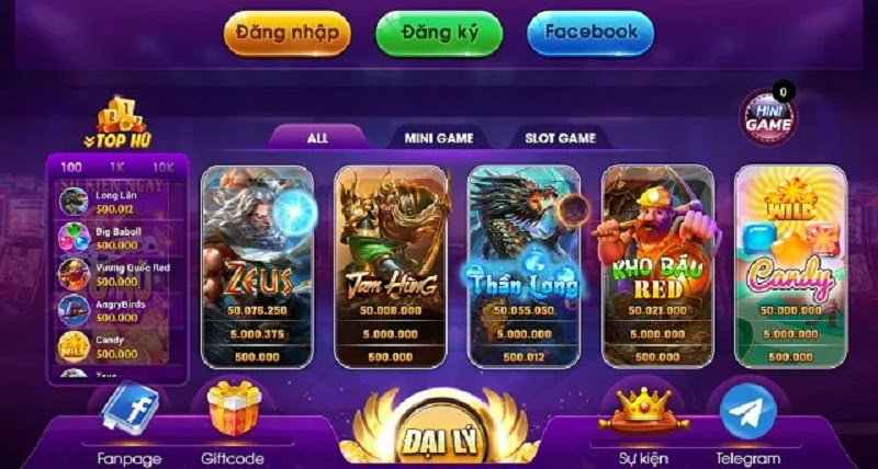 Giao diện phong cách sàn casino quốc tế đẳng cấp