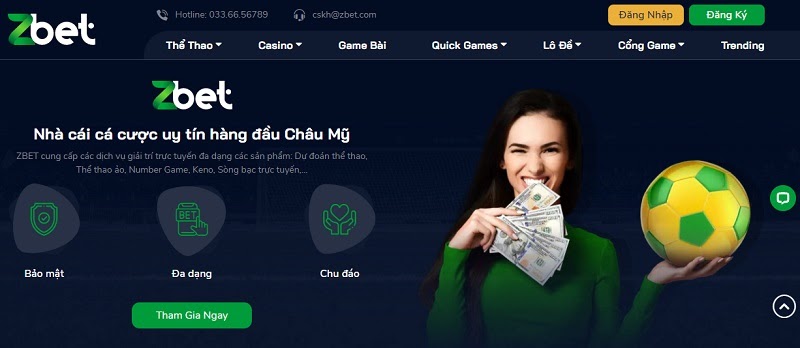 Chơi game bắn cá Zbet uy tín, đẳng cấp